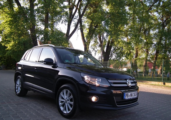 Volkswagen Tiguan cena 41900 przebieg: 247635, rok produkcji 2012 z Orneta małe 301